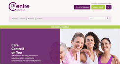 Desktop Screenshot of centreobgyn.com